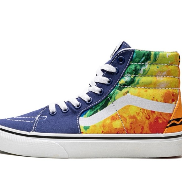Vans Other - Vans Off The Wall Crayola Multicolor Casual Sneakers, Size 9.0